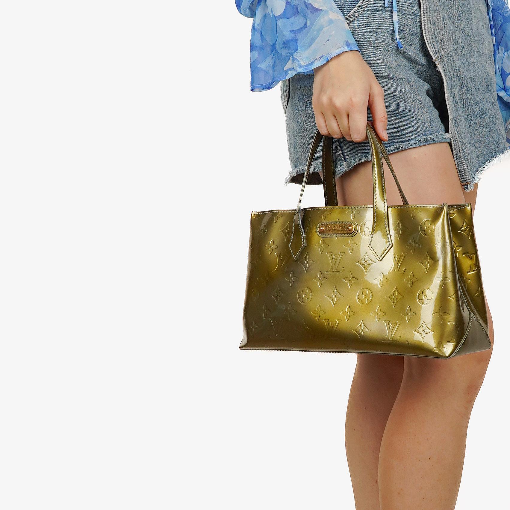 Louis Vuitton Wilshire Vernis Handtasche