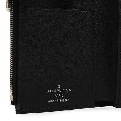 Louis Vuitton x Supreme EPI Schwarze Leder Kettenbörse
