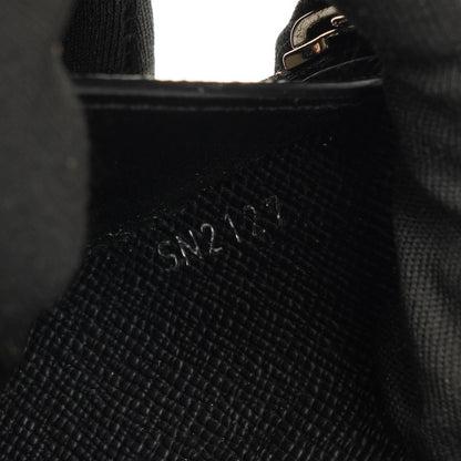 Louis Vuitton x Supreme EPI Schwarze Leder Kettenbörse