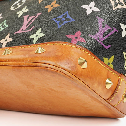 Louis Vuitton x Takashi Murakami Alma PM Tasche aus schwarzem Monogram Multicolor