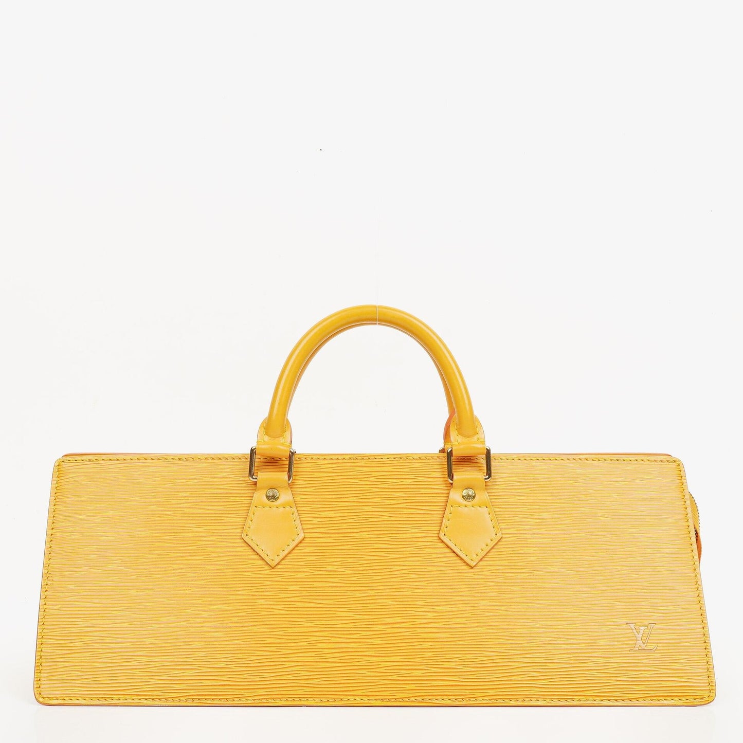 Louis Vuitton Sac Triangle Tasche aus gelbem Epi Leder
