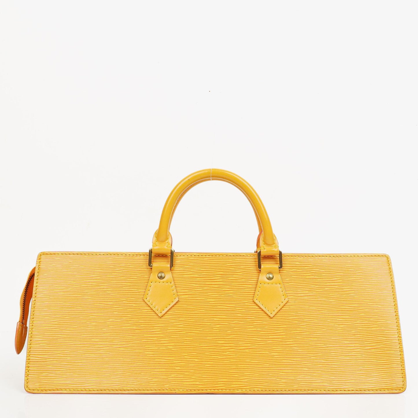 Louis Vuitton Sac Triangle Tasche aus gelbem Epi Leder