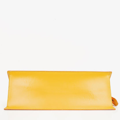 Louis Vuitton Sac Triangle Tasche aus gelbem Epi Leder