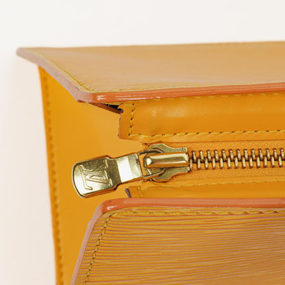 Louis Vuitton Sac Triangle Tasche aus gelbem Epi Leder