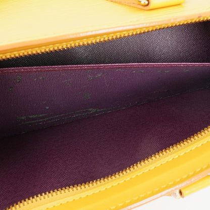 Louis Vuitton Sac Triangle Tasche aus gelbem Epi Leder