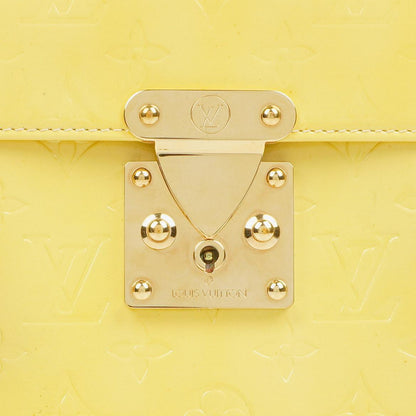 Louis Vuitton Spring Street Top Handle Bag aus gelbem Monogram Vernis