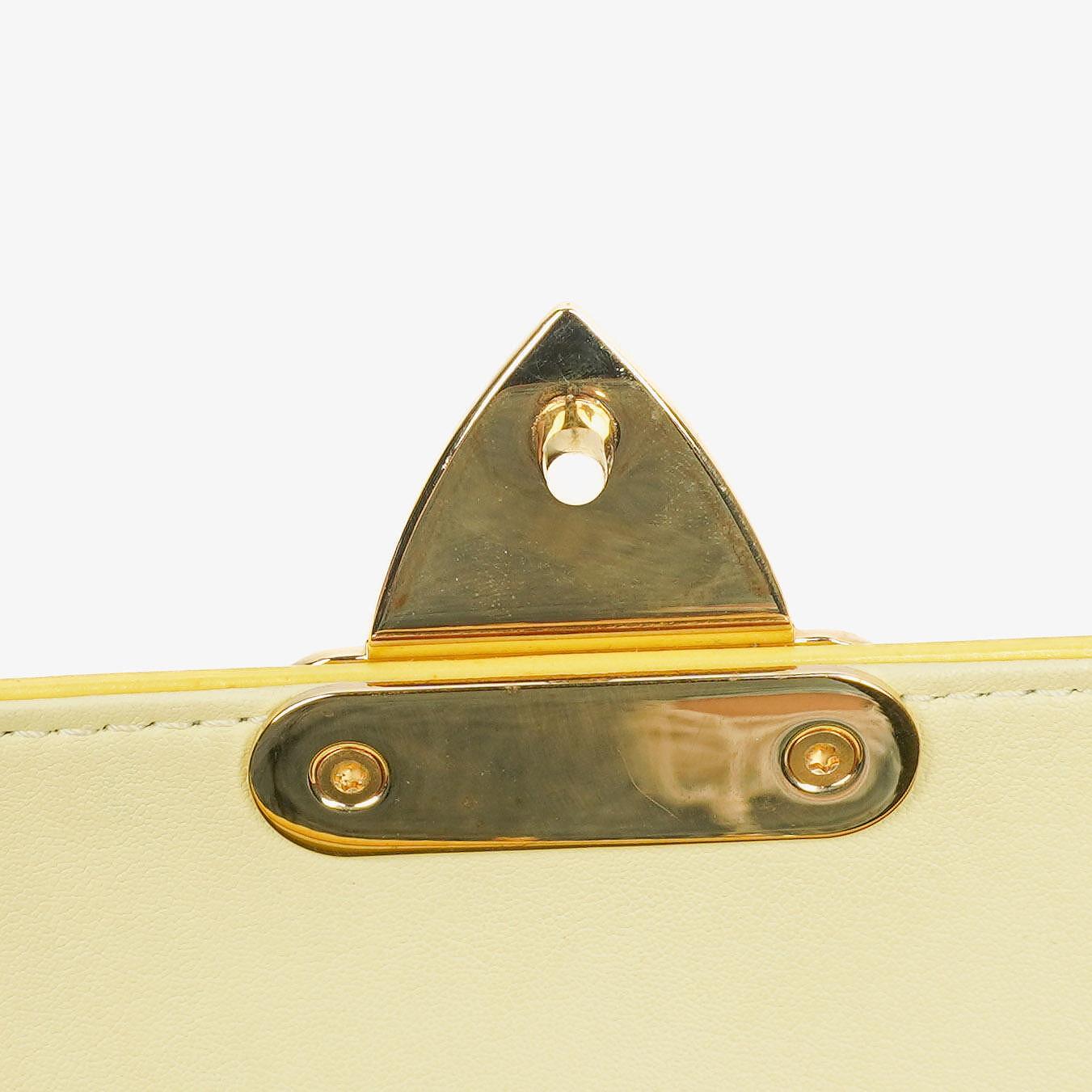 Louis Vuitton Spring Street Top Handle Bag aus gelbem Monogram Vernis