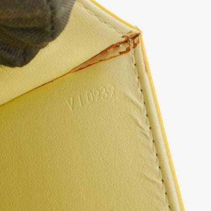 Louis Vuitton Spring Street Top Handle Bag aus gelbem Monogram Vernis