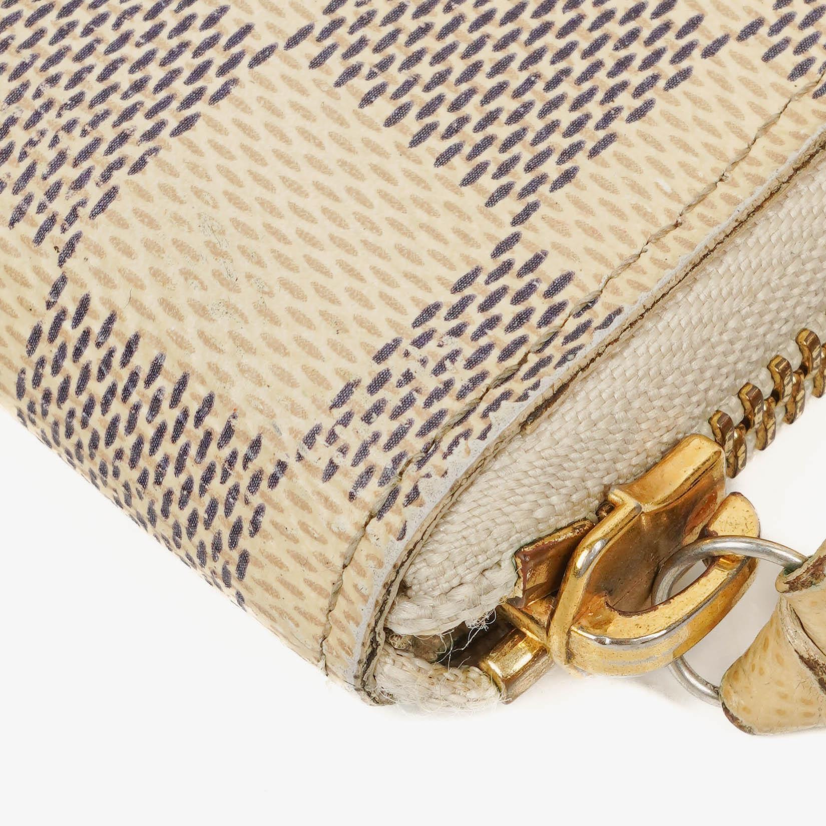Louis Vuitton Zippy Damier Azur Geldbörse