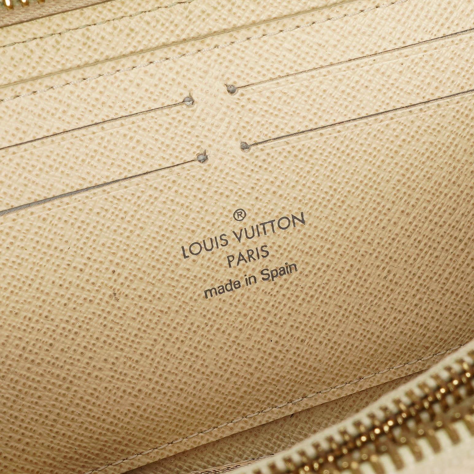 Louis Vuitton Zippy Damier Azur Geldbörse