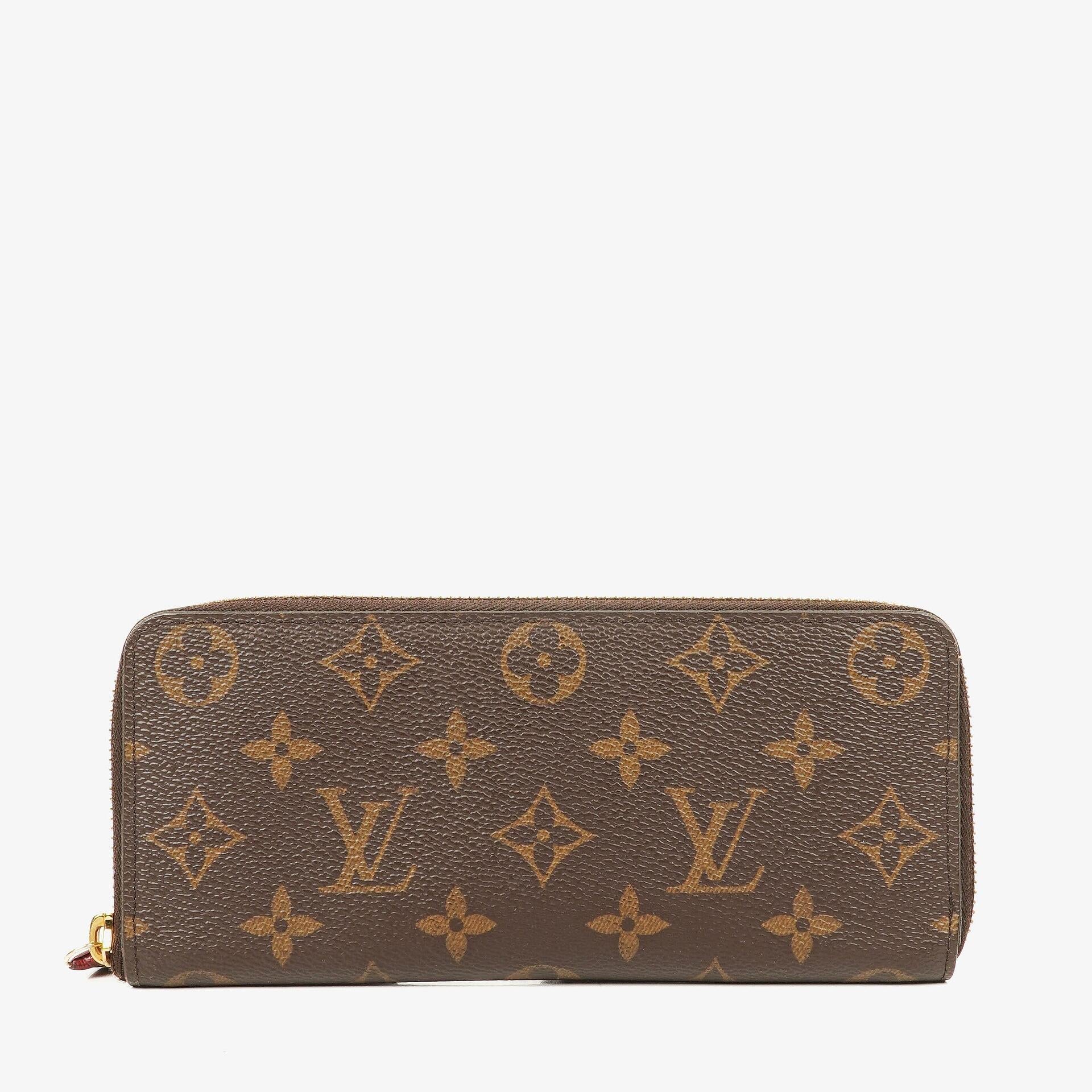 Louis Vuitton Clemence Geldbörse aus Monogram Canvas