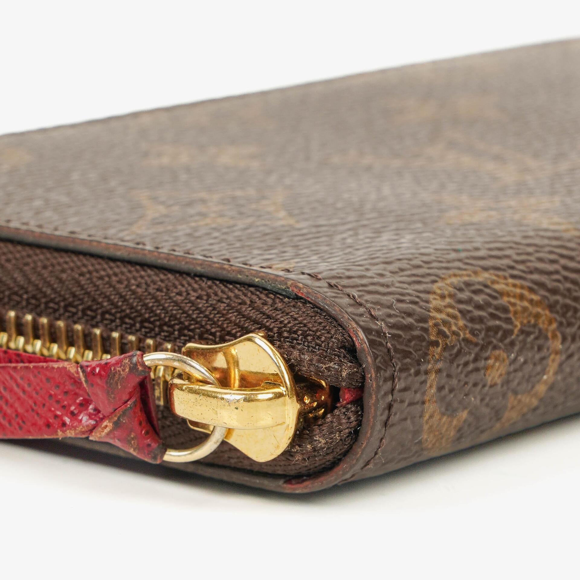 Louis Vuitton Clemence Geldbörse aus Monogram Canvas