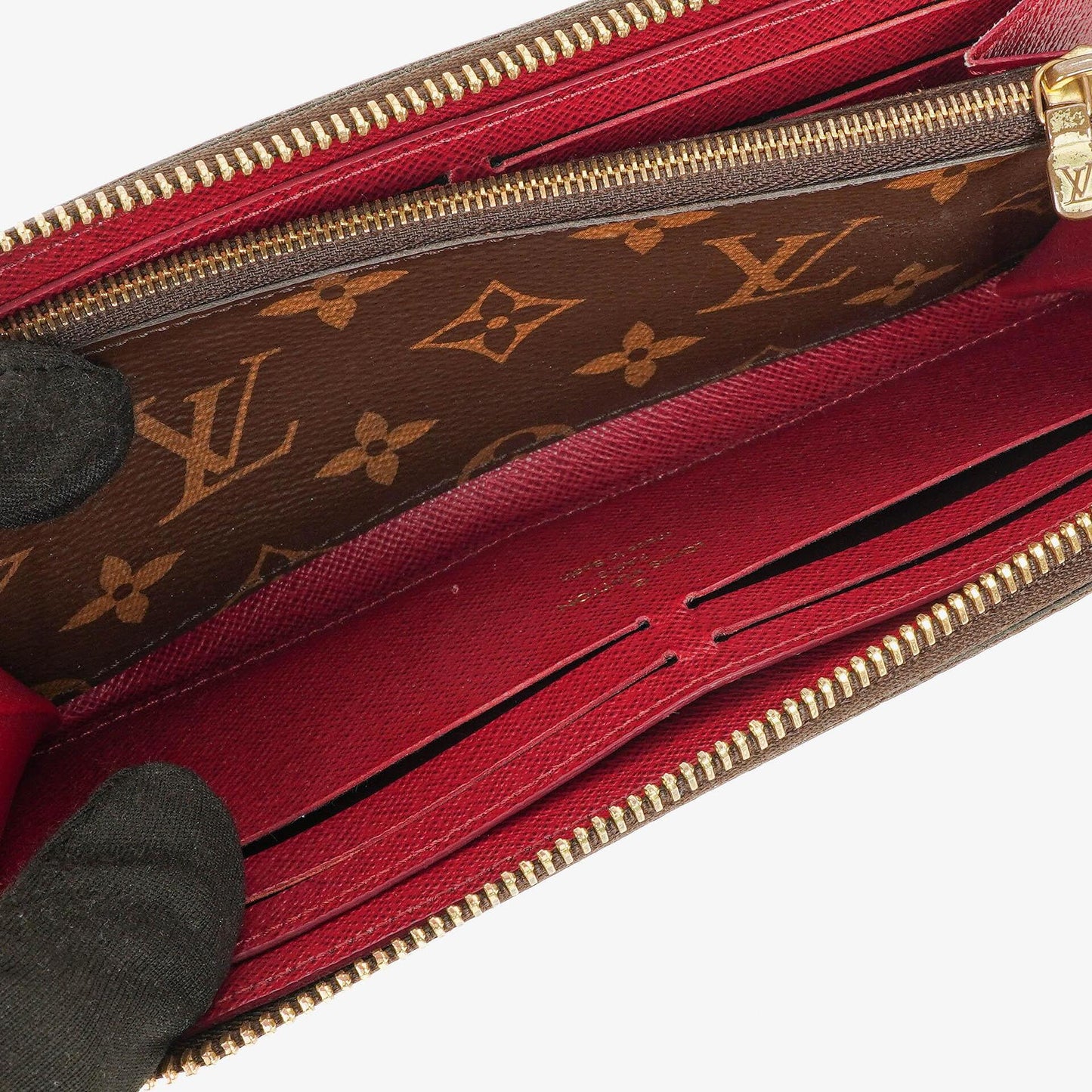 Louis Vuitton Clemence Geldbörse aus Monogram Canvas