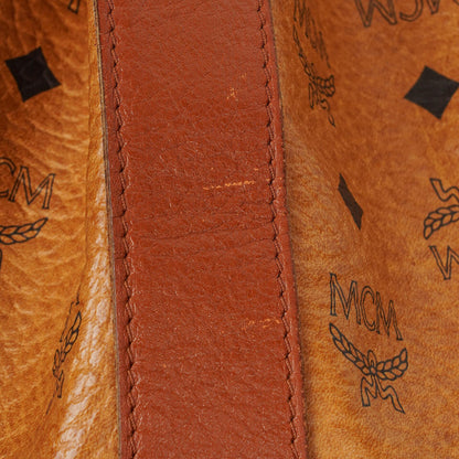 MCM Visetos Beuteltasche in Cognac