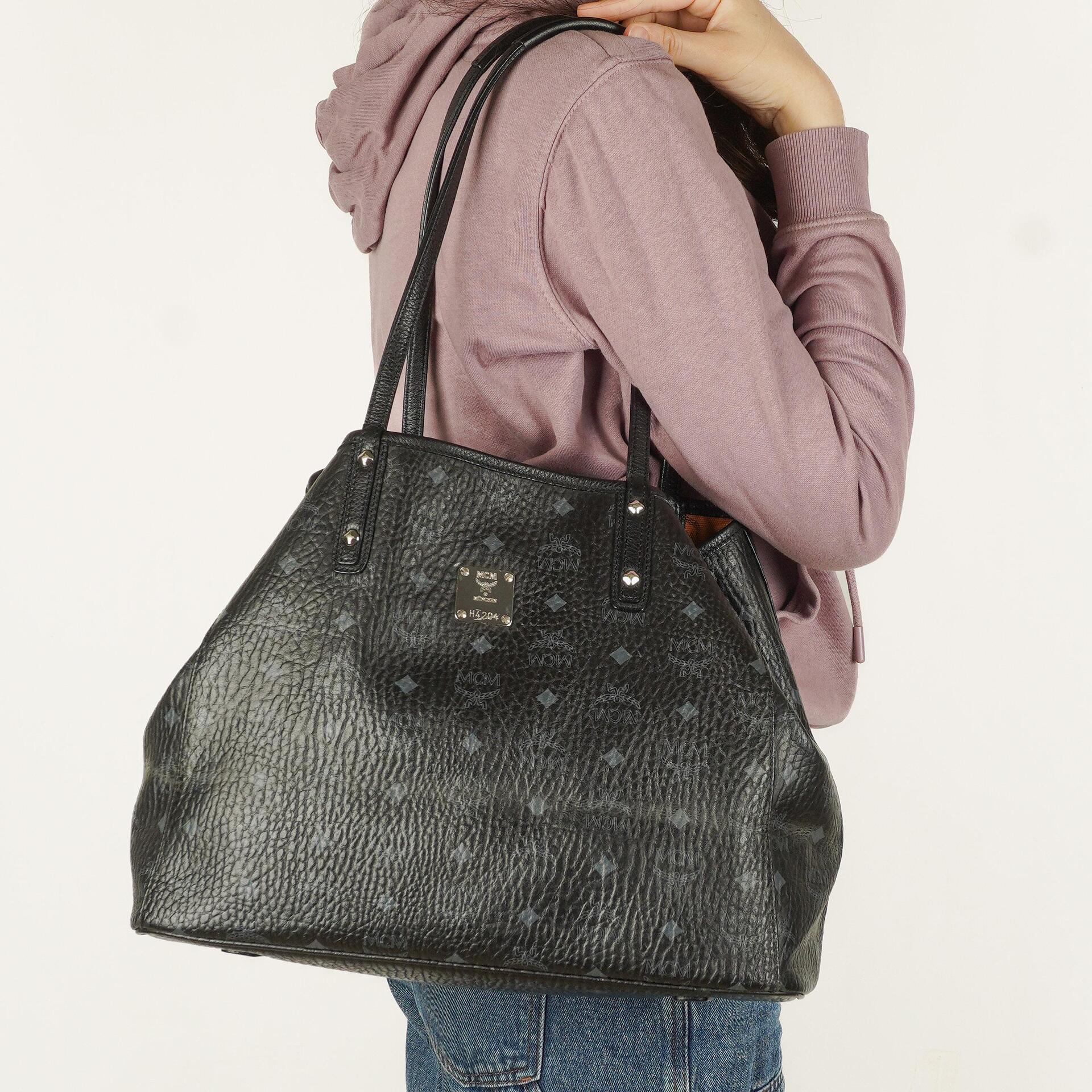 MCM Große Liz Wende-Shopper Tote-Tasche aus Visetos