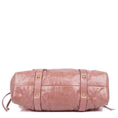 Miu Miu Vitello Shine Satchel Tasche