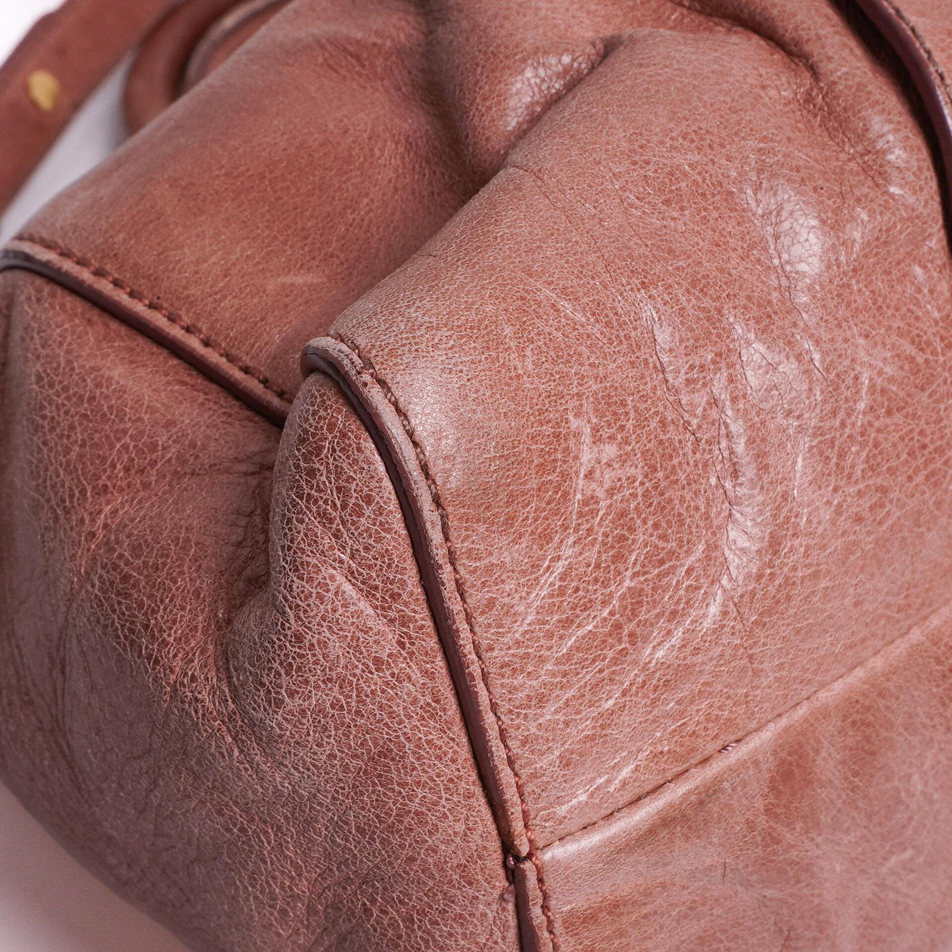 Miu Miu Vitello Shine Satchel Tasche