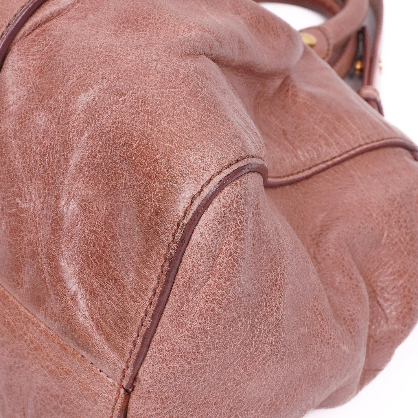 Miu Miu Vitello Shine Satchel Tasche