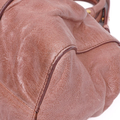 Miu Miu Vitello Shine Satchel Tasche