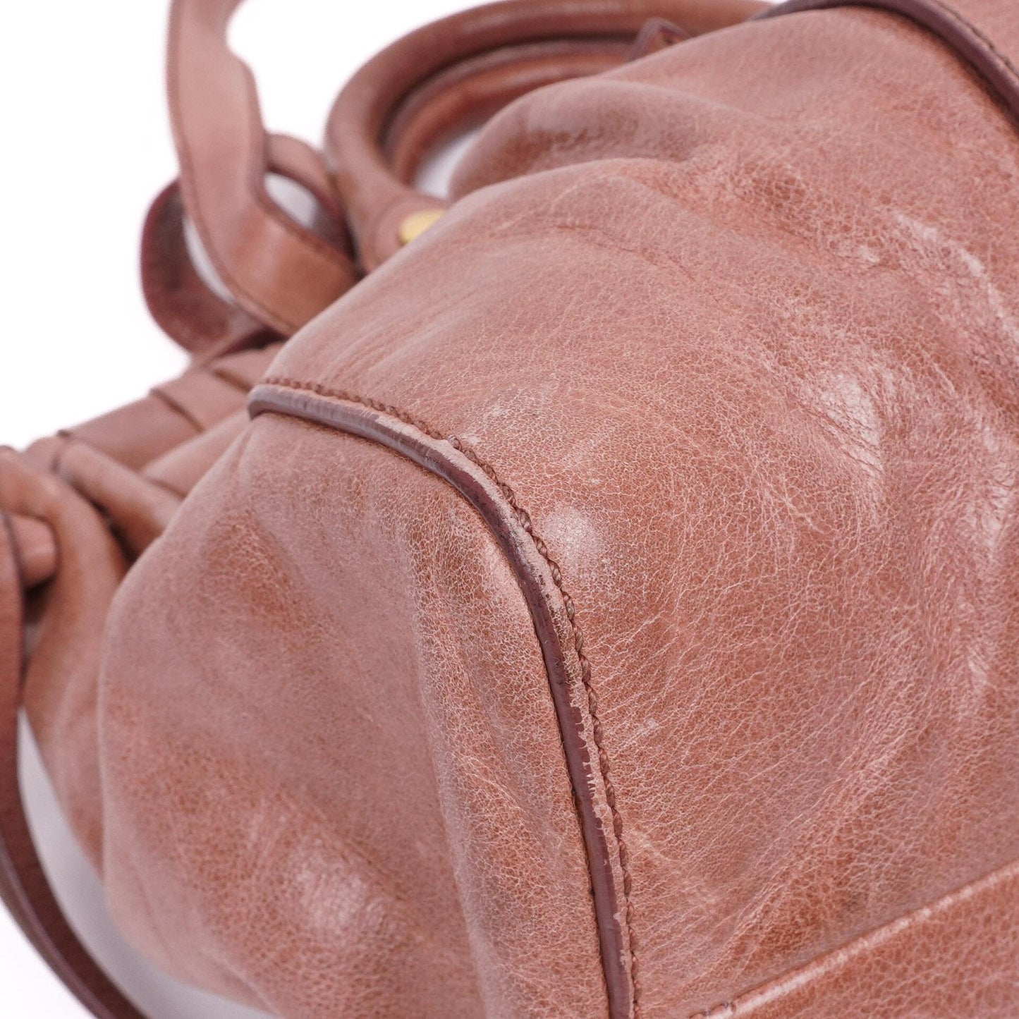 Miu Miu Vitello Shine Satchel Tasche