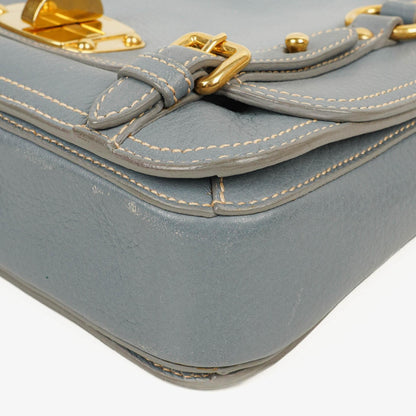 Miu Miu Cervo Pattina Pervinca Schultertasche