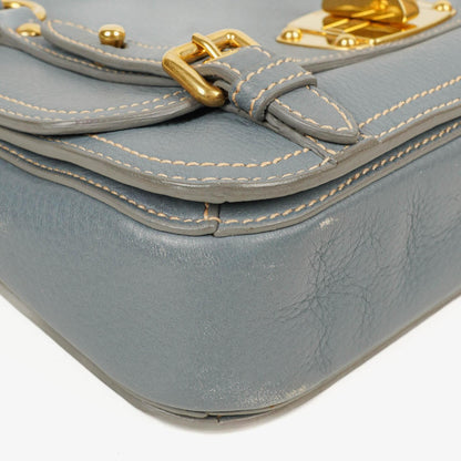 Miu Miu Cervo Pattina Pervinca Schultertasche