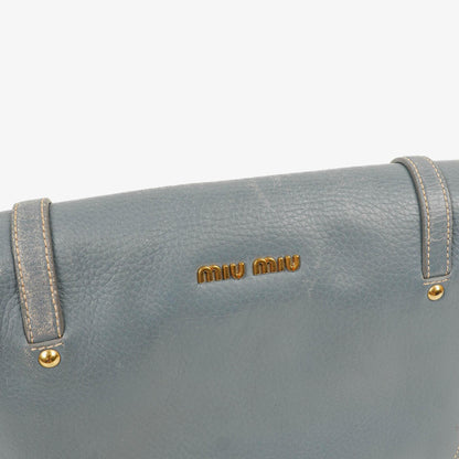 Miu Miu Cervo Pattina Pervinca Schultertasche