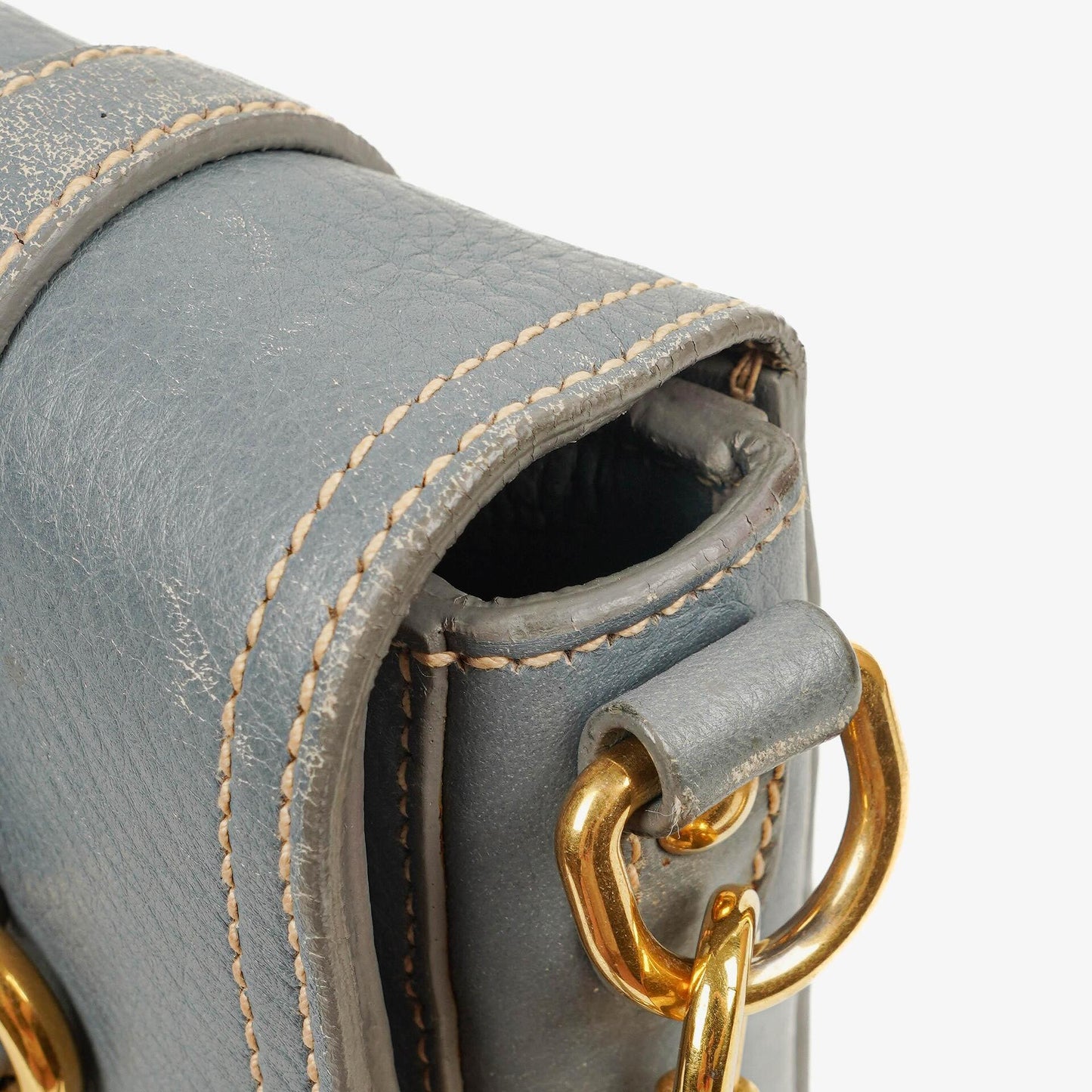 Miu Miu Cervo Pattina Pervinca Schultertasche
