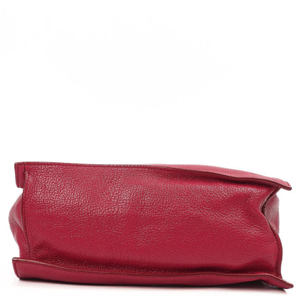 Miu Miu Peonia Tote Tasche aus Madras-Ziegenleder