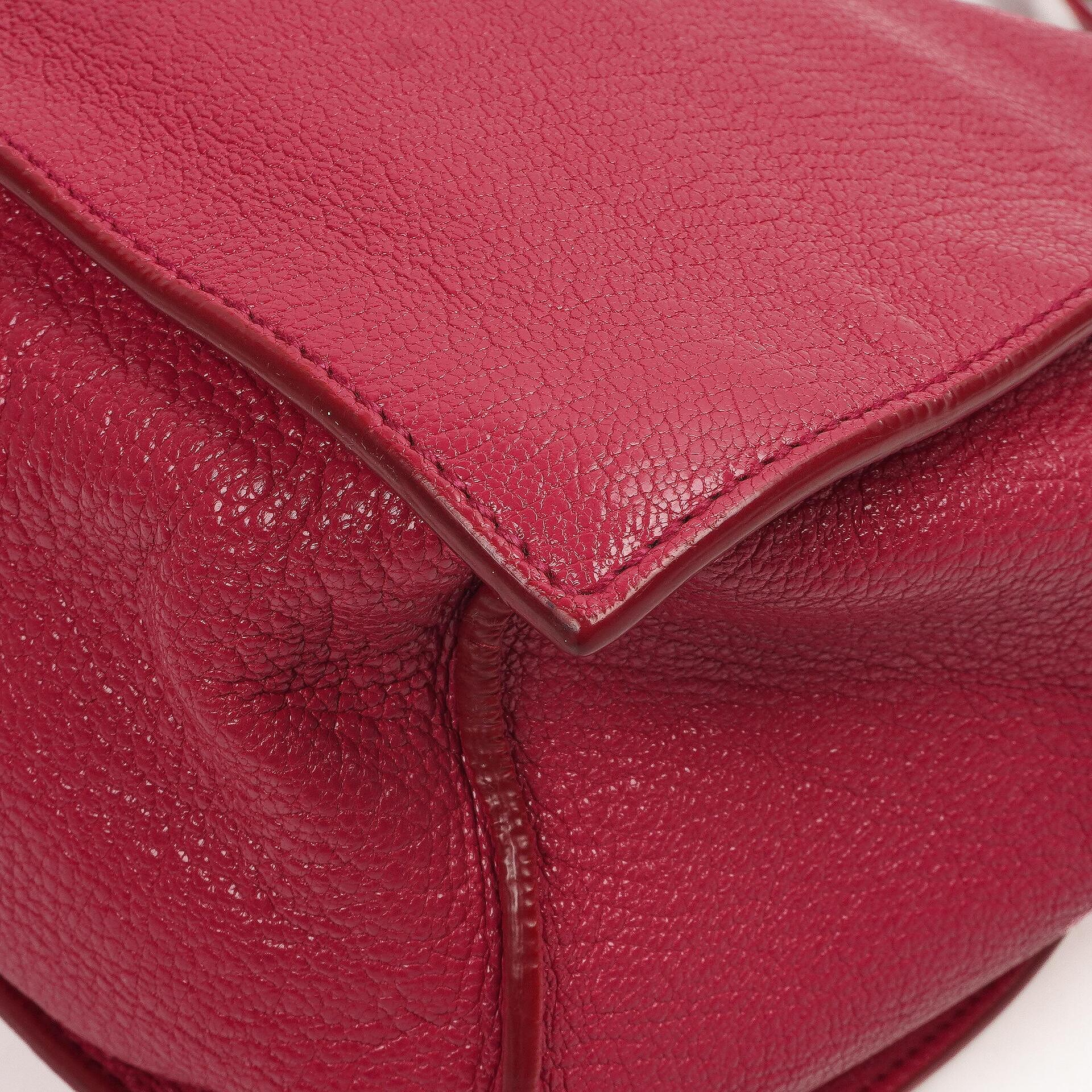Miu Miu Peonia Tote Tasche aus Madras-Ziegenleder