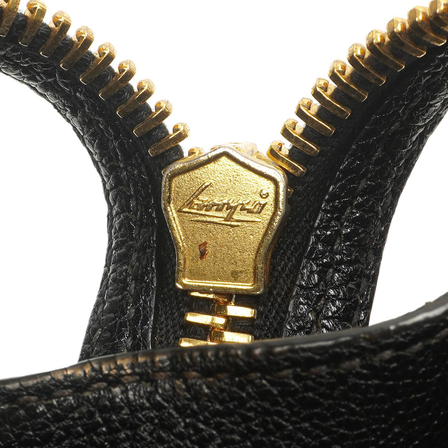 Miu Miu Madras Ziegenleder Convertible Tote Bag Nero Schwarz mit Reißverschluss