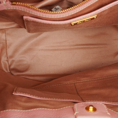 Miu Miu Madras Tasche in Rosa