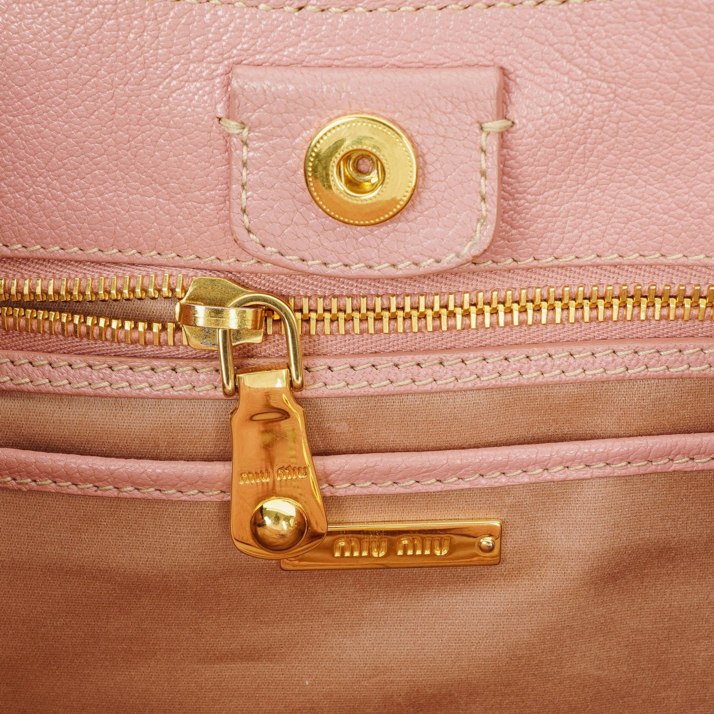 Miu Miu Madras Tasche in Rosa