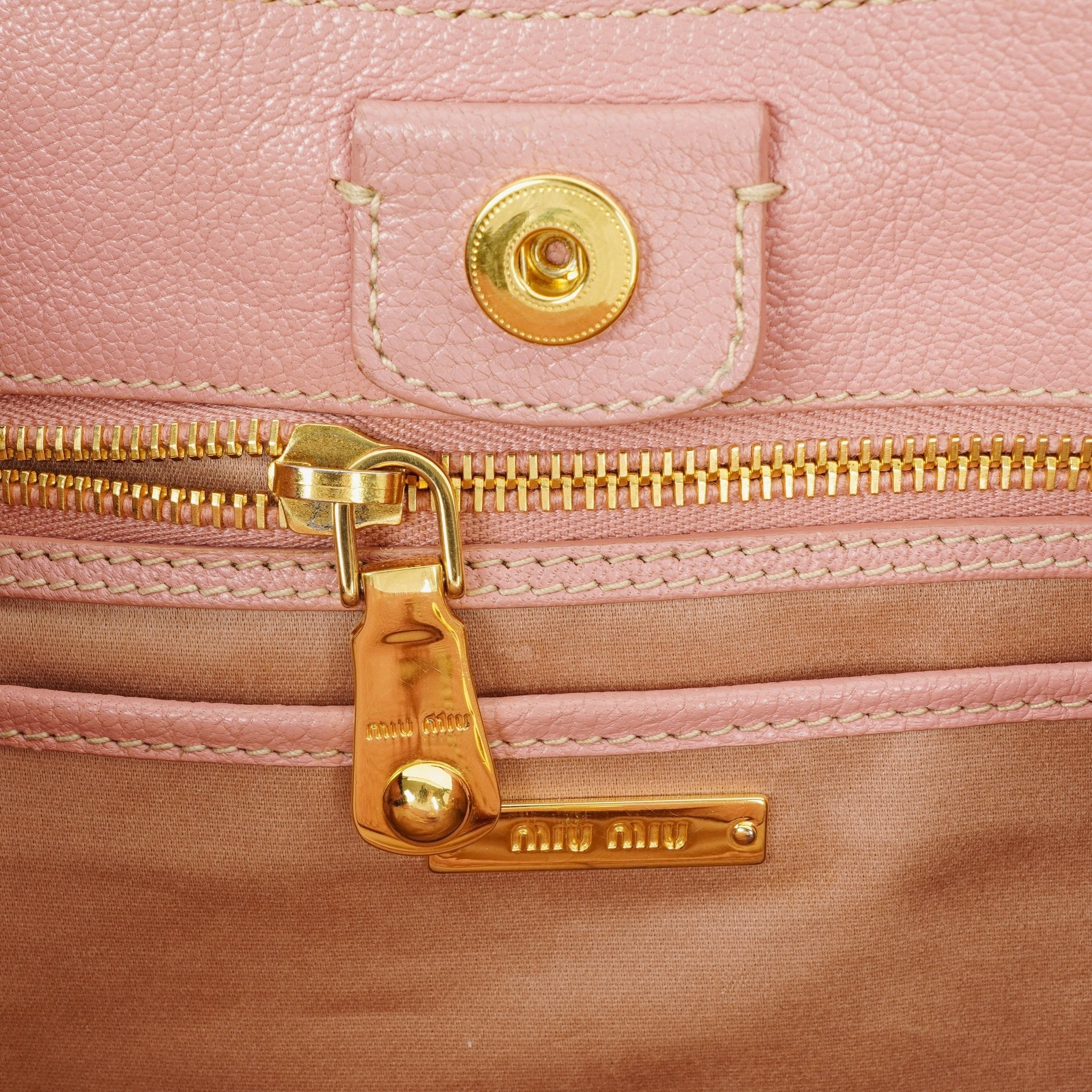 Miu Miu Madras Tasche in Rosa