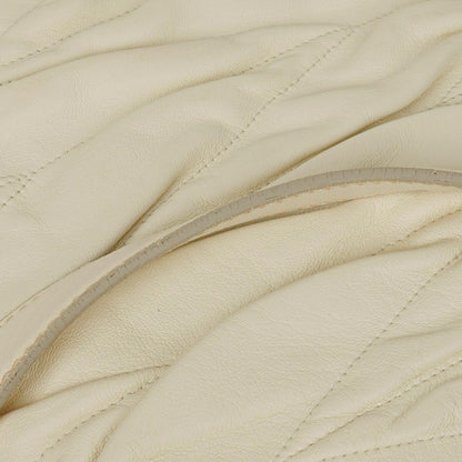 Miu Miu Matelassé Shopping Tote aus Bianco Leder