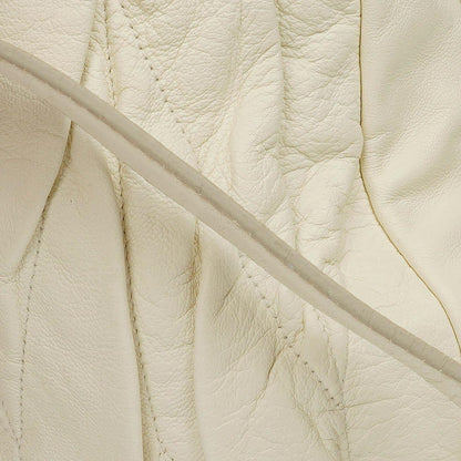 Miu Miu Matelassé Shopping Tote aus Bianco Leder