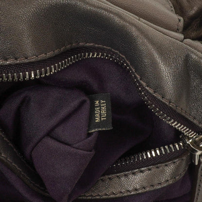 Miu Miu Matelassé Tote aus Grafit Mordoré Metallic Nappa-Leder
