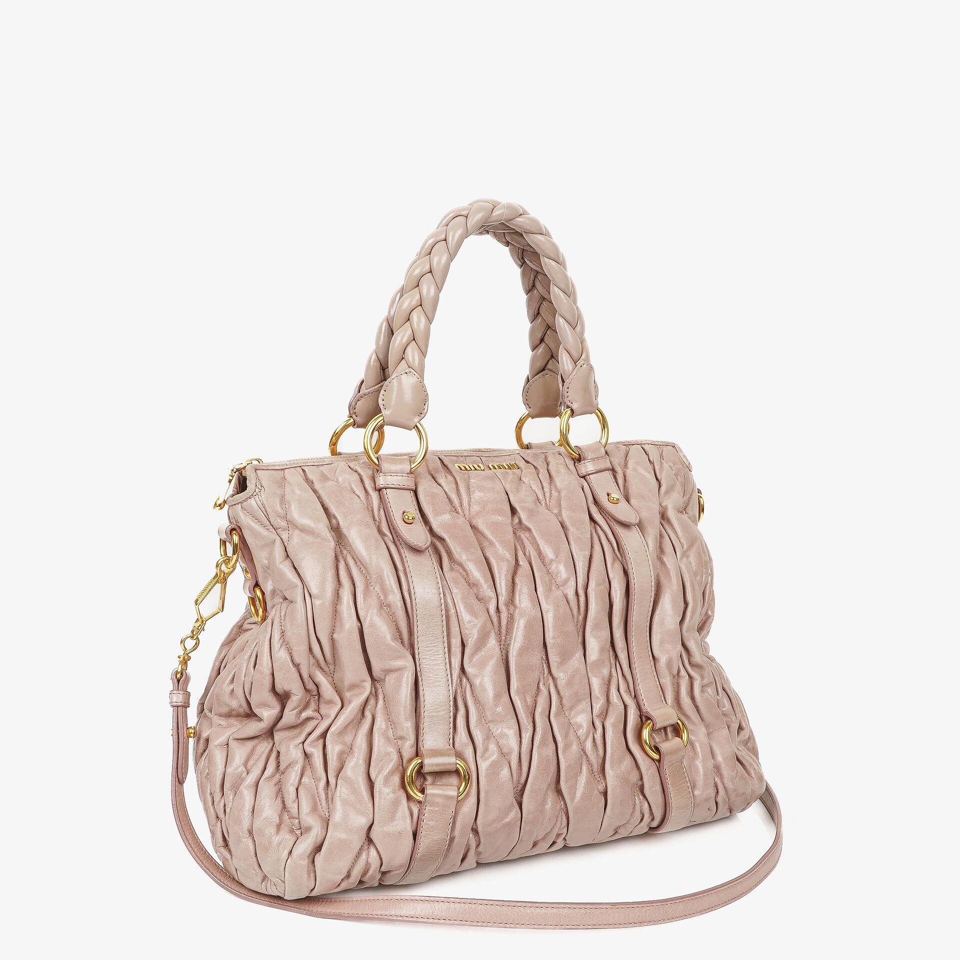 Miu Miu Matelassé Tote Tasche aus Leder