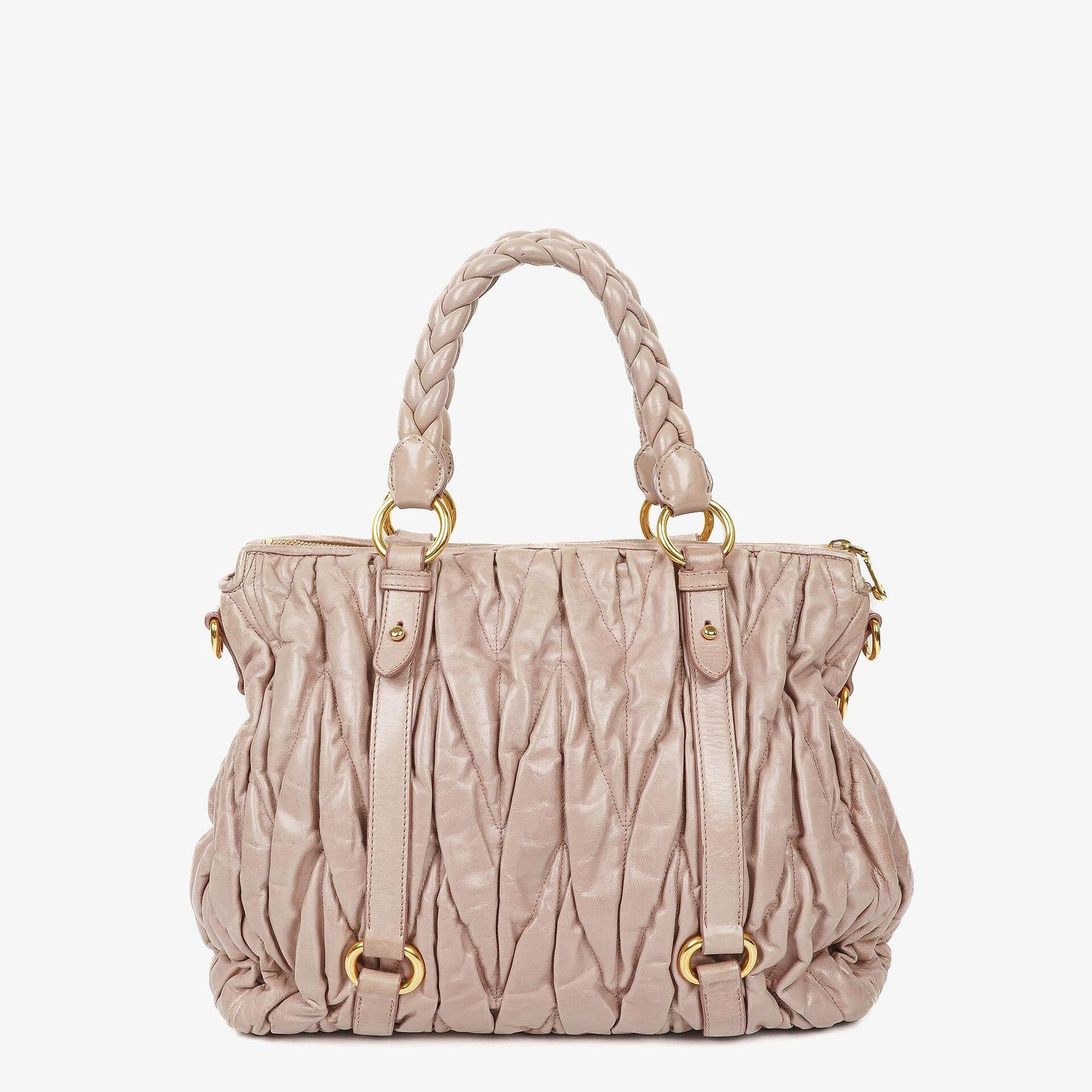 Miu Miu Matelassé Tote Tasche aus Leder