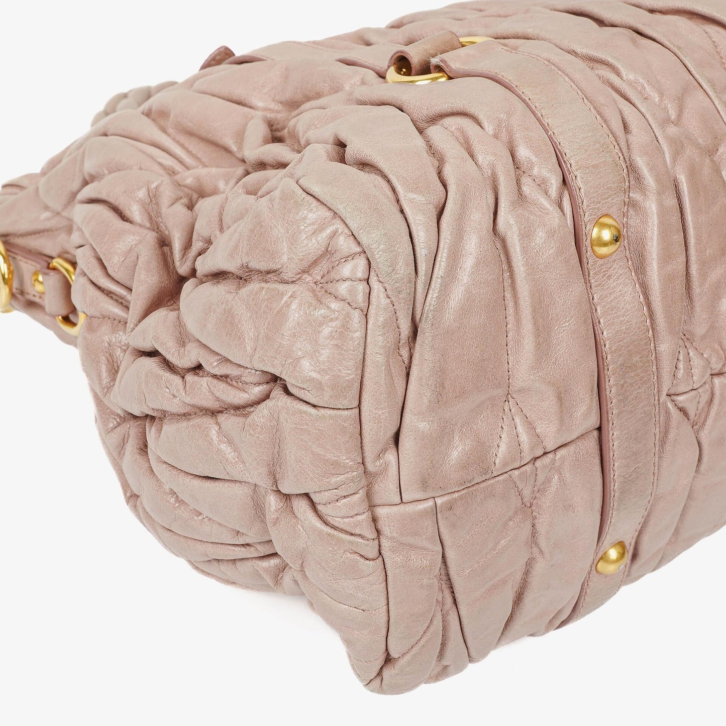 Miu Miu Matelassé Tote Tasche aus Leder