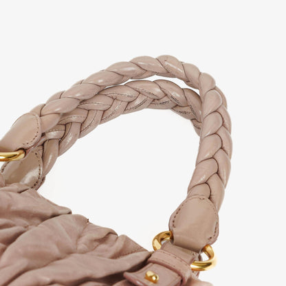 Miu Miu Matelassé Tote Tasche aus Leder