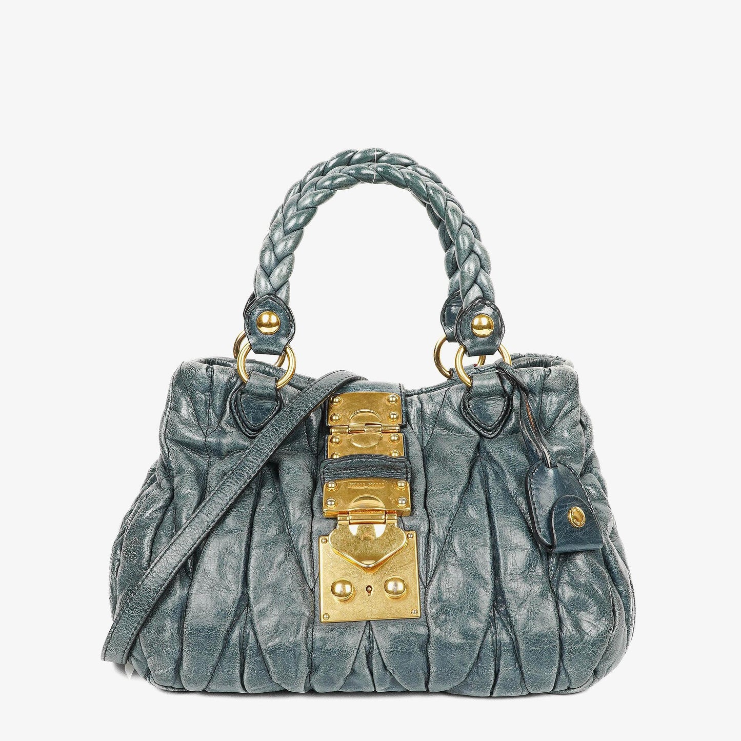 Miu Miu Tote Bag aus Matelassé-Leder