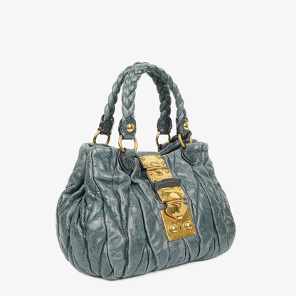 Miu Miu Tote Bag aus Matelassé-Leder