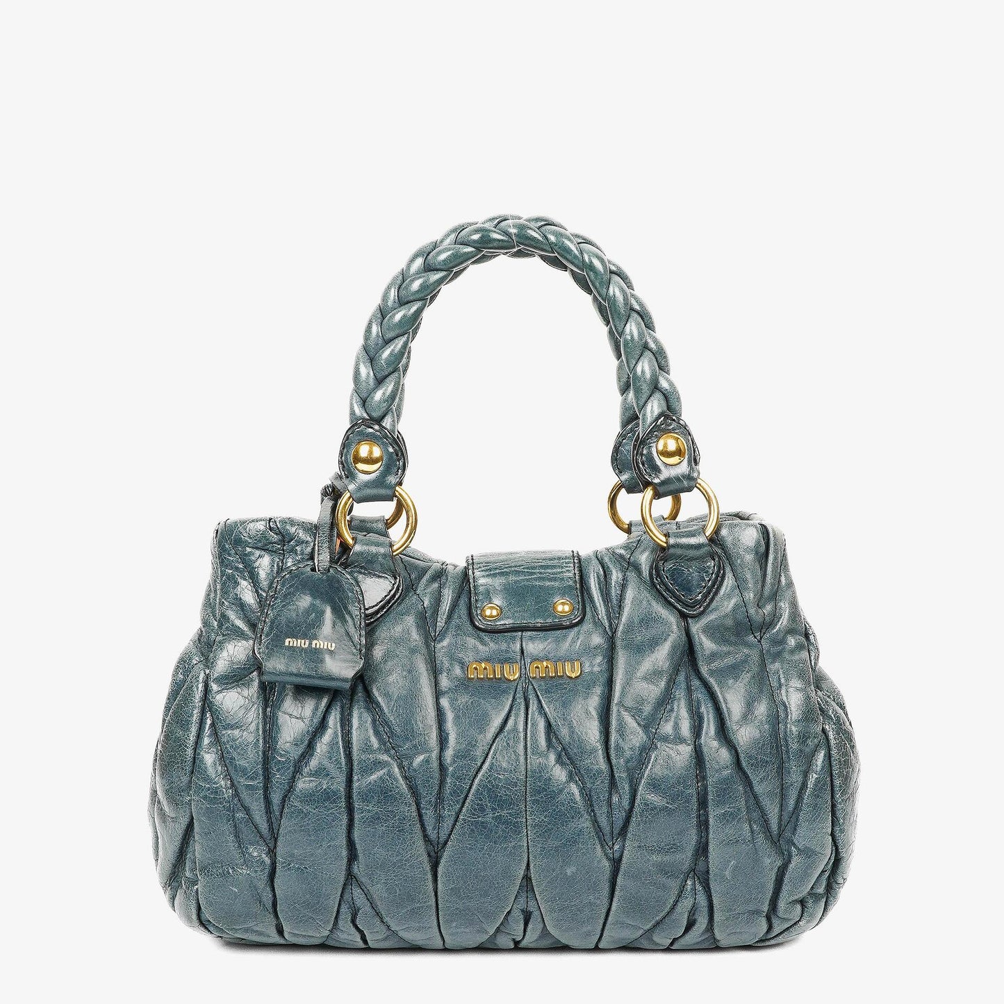 Miu Miu Tote Bag aus Matelassé-Leder