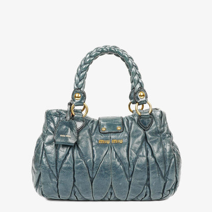 Miu Miu Tote Bag aus Matelassé-Leder