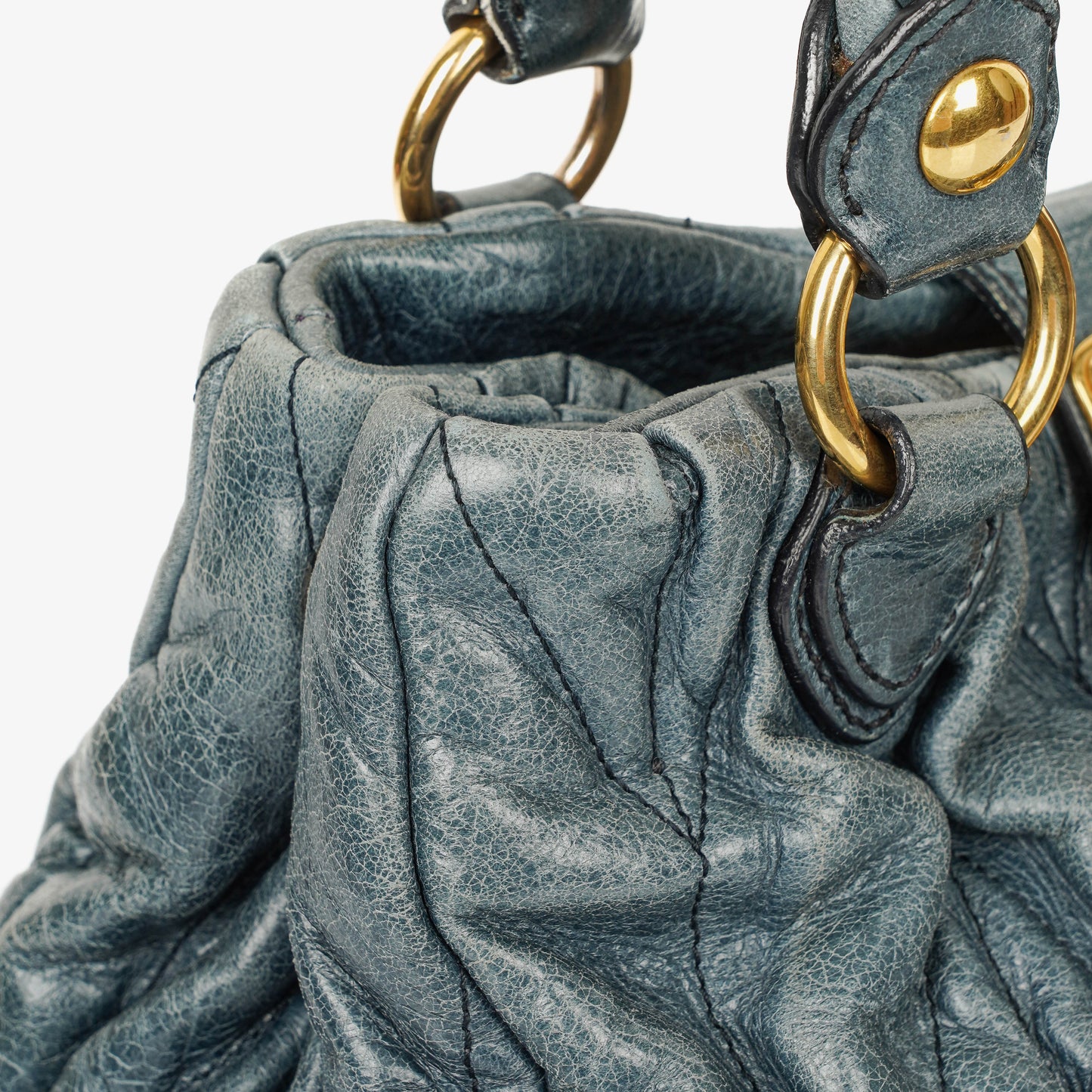 Miu Miu Tote Bag aus Matelassé-Leder
