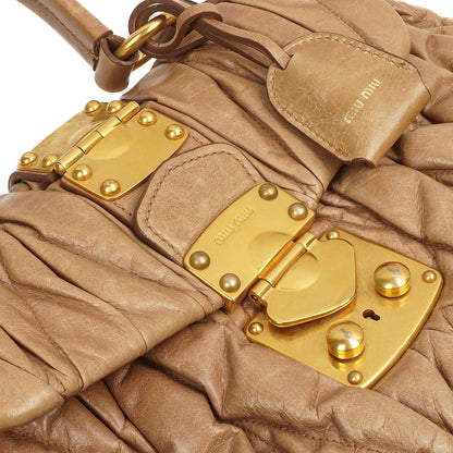 Miu Miu Matelasse Lux Cammeo Satchel Tasche