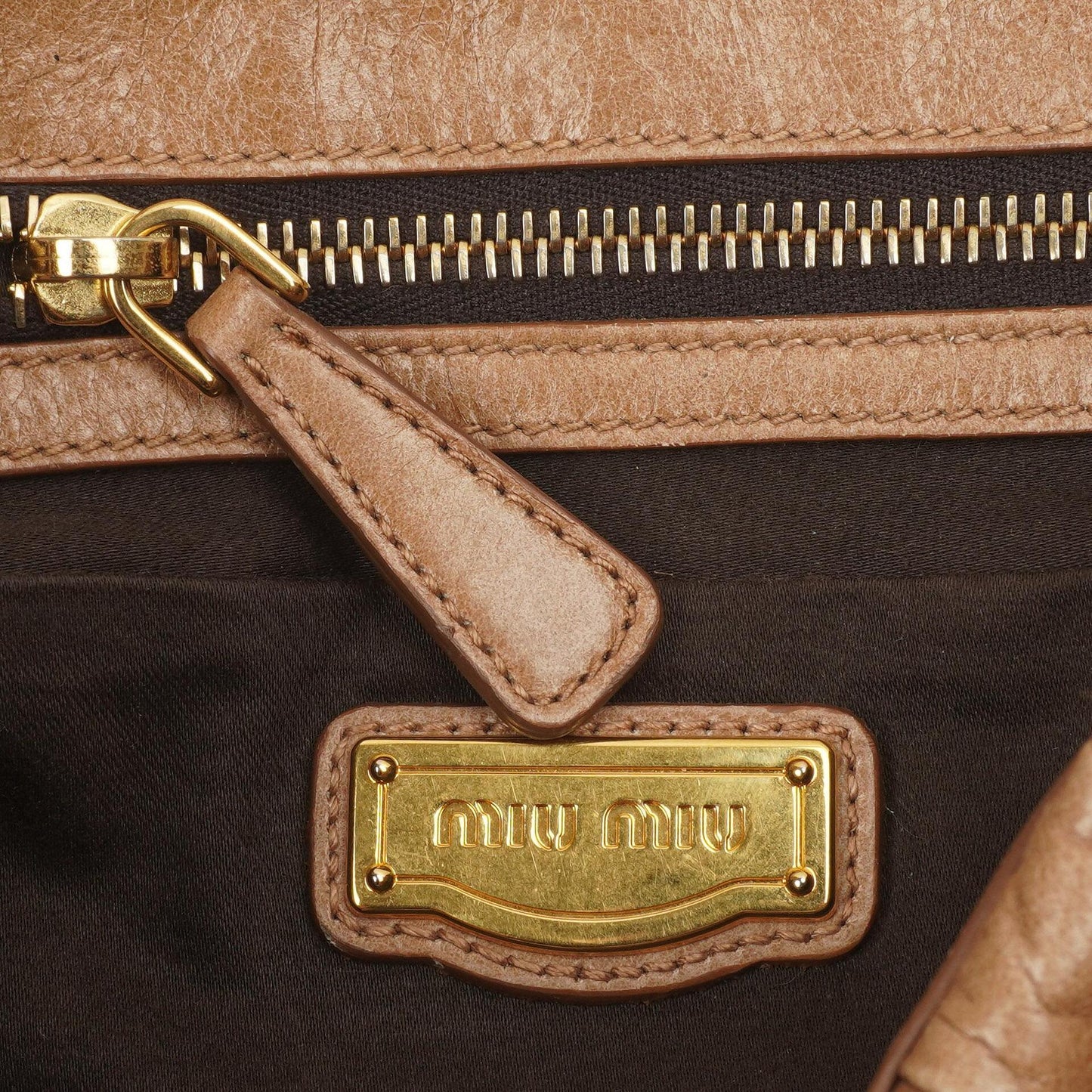 Miu Miu Matelasse Lux Cammeo Satchel Tasche
