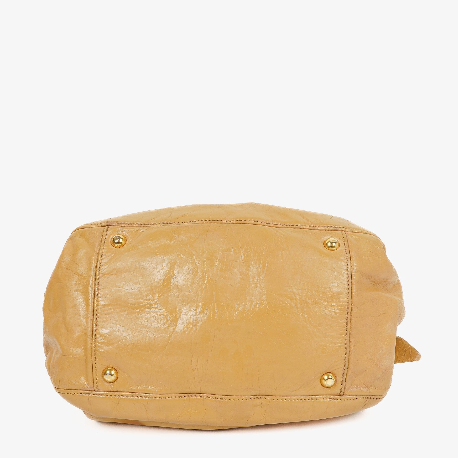 Miu Miu Lux Tote Bag aus Leder