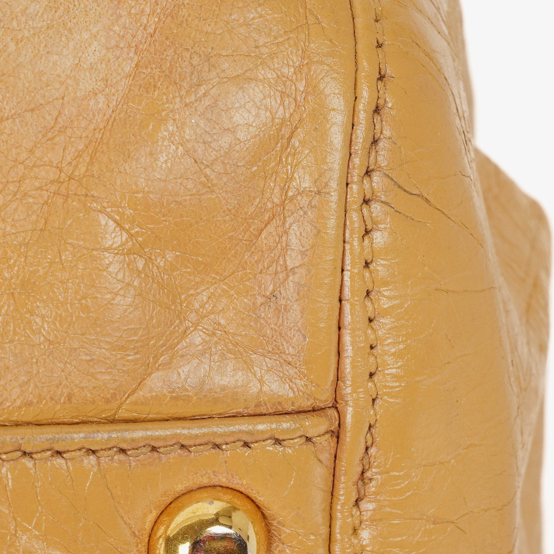 Miu Miu Lux Tote Bag aus Leder